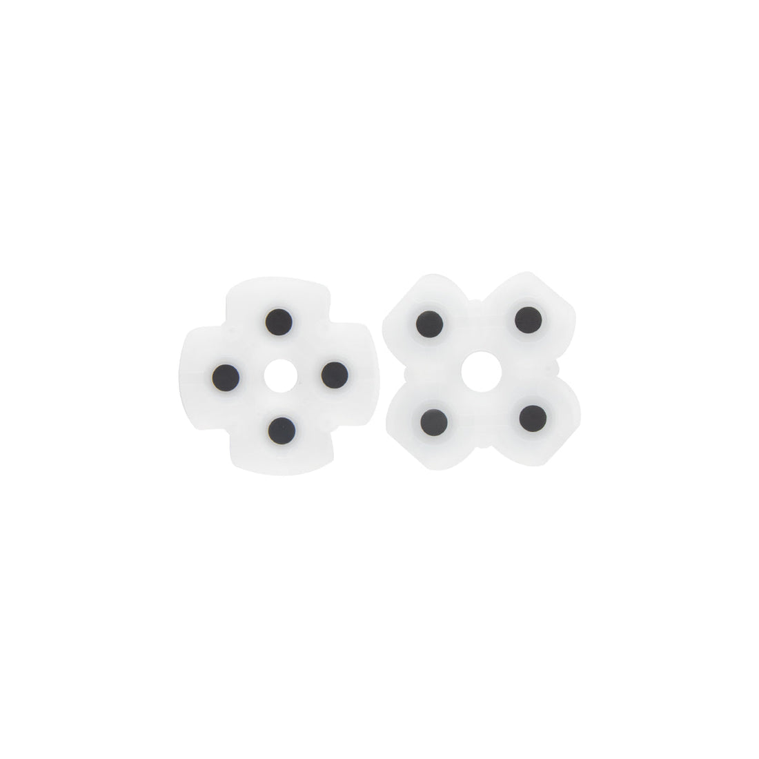 Para Conjunto de Borracha dos Botões do Comando Sony PlayStation 4 Preto OEM (5 unidades)