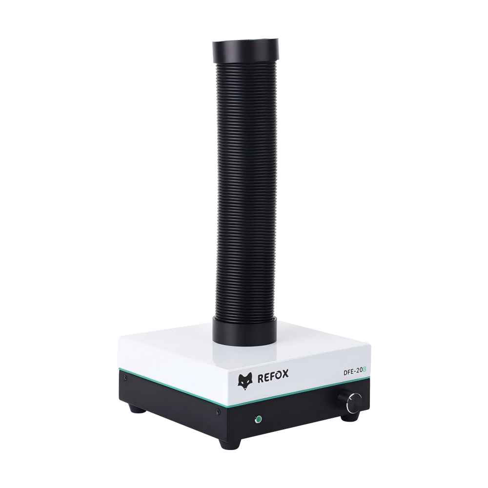 Extrator de Fumos de Secretária REFOX DFE-20B para Reparação de Telemóveis