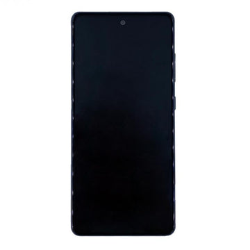 Samsung Galaxy S20 FE G780F. 5G G781B شاشة وديجيتيزر مع إطار أزرق (Cloud Navy) قطعة غيار أصلية (Service Pack)