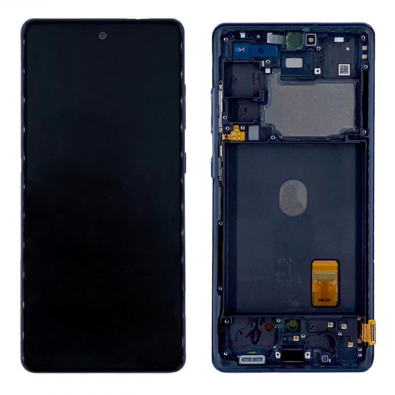 Samsung Galaxy S20 FE G780F. 5G G781B  Display And Digitizer With Frame Cloud Navy Service Pack