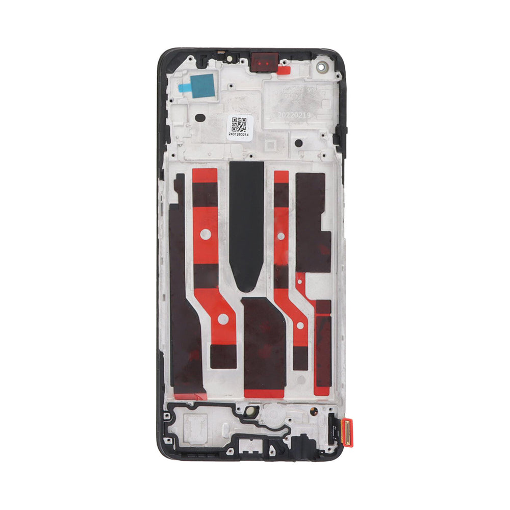 Oppo Reno7 Z 5G. Reno8 Lite 5G Display And Digitizer With Frame Black OEM