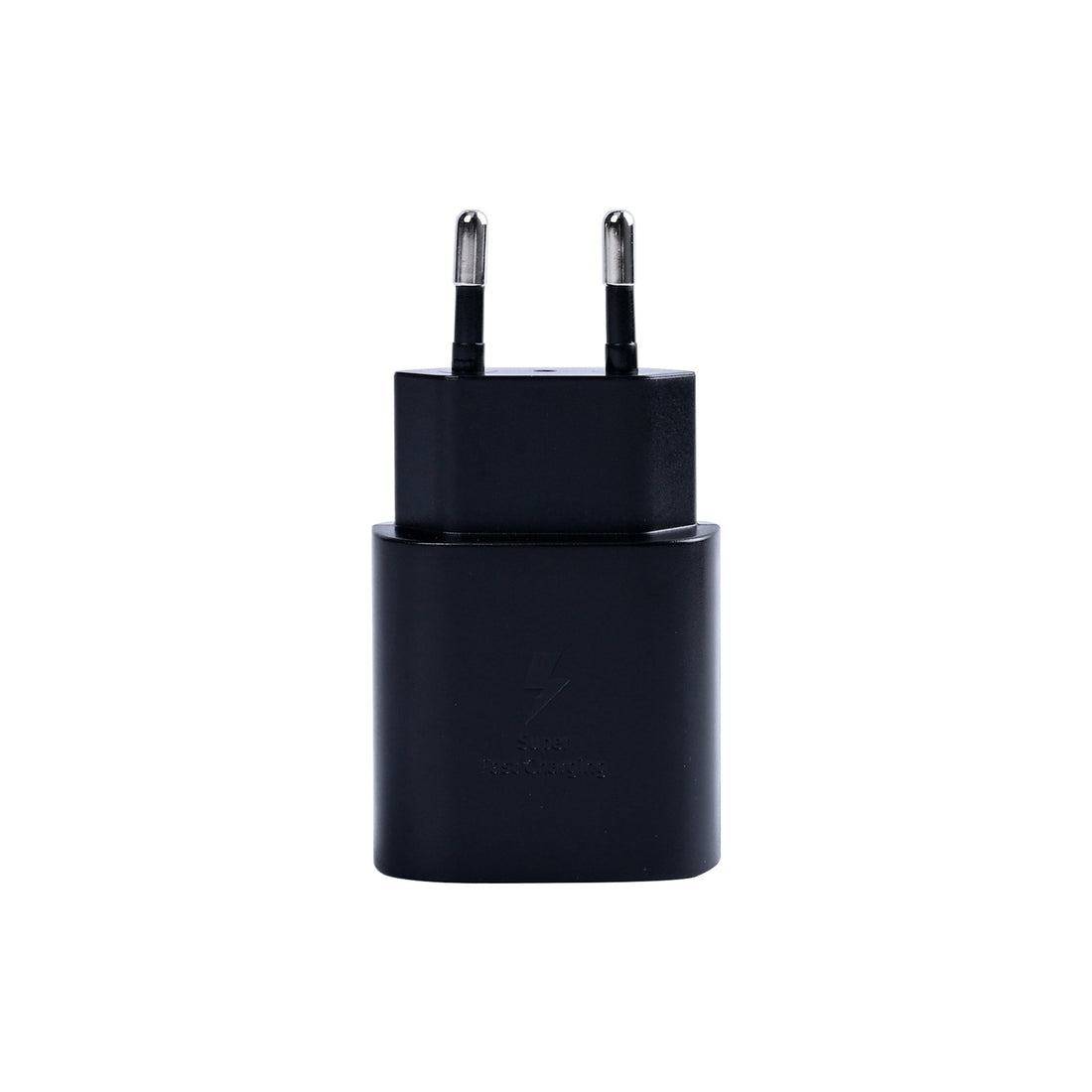 شاحن سفر سريع مع كابل USB-C بطول 100 سم وقوة 25 واط، لون أسود (عبوة بيع بالتجزئة)