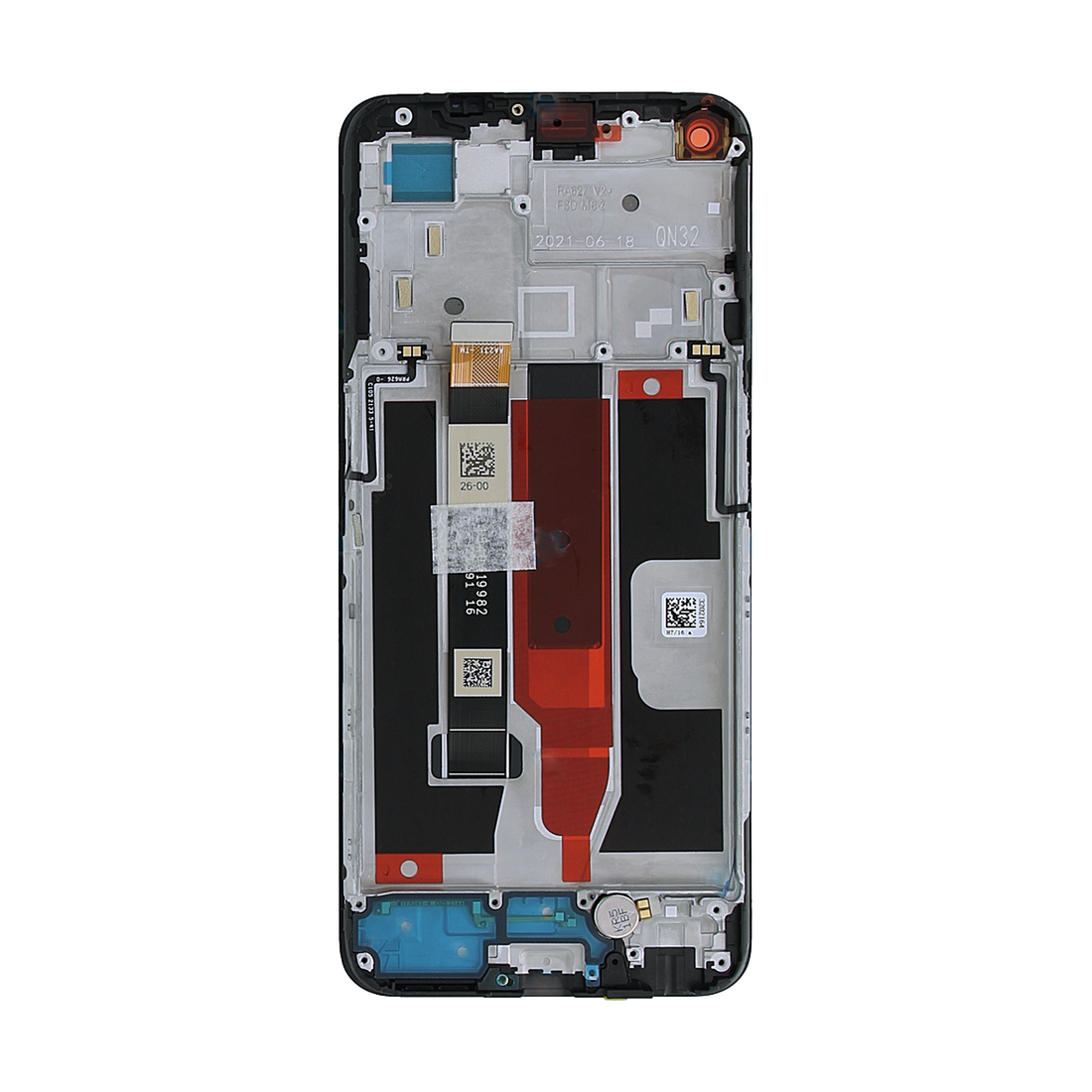 Realme 8 5G. Narzo 30 5G Display And Digitizer With Frame Blue OEM