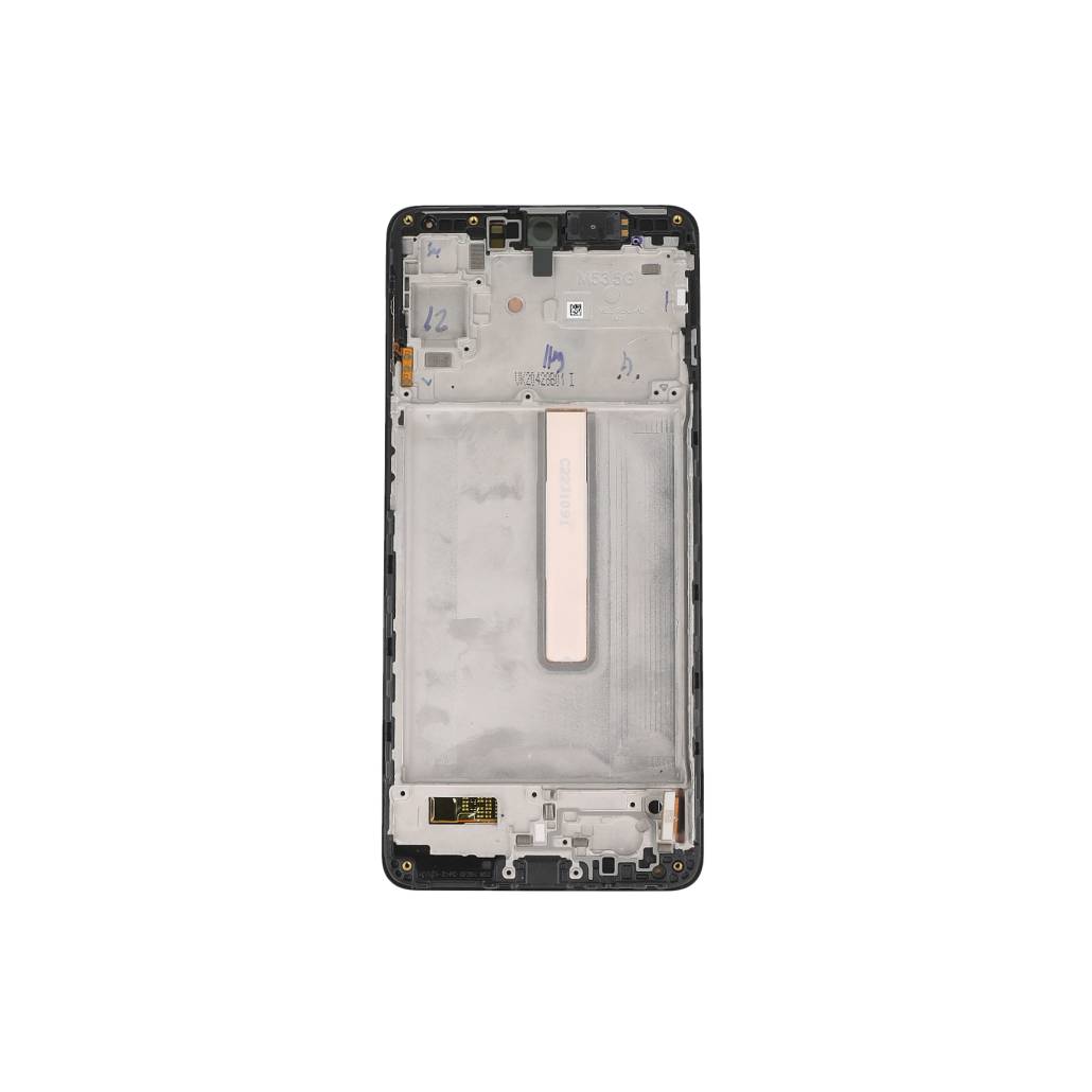 Samsung Galaxy M53 M536B Ecrã e Digitalizador com Chassi Preto Service Pack