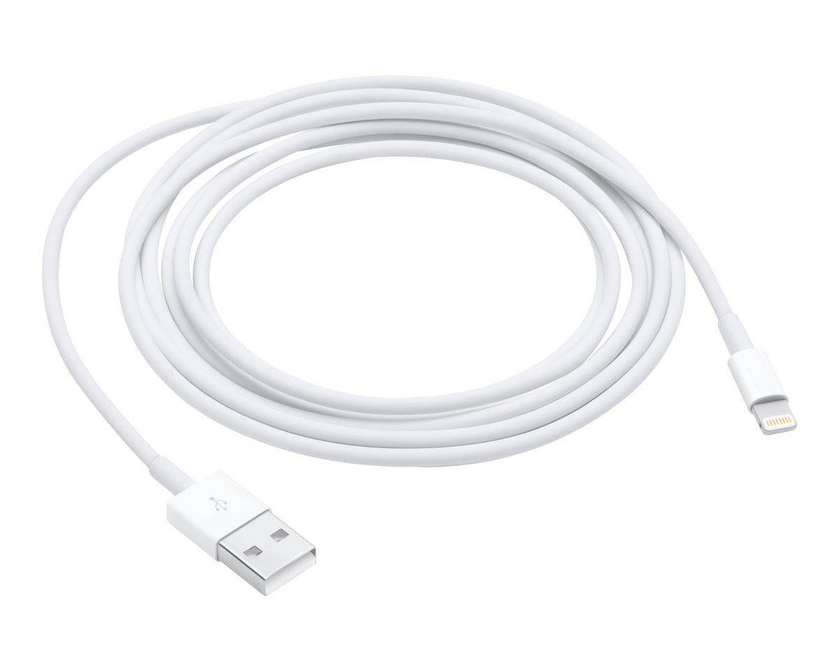 Cabo Apple MD819ZM/A Lightning para USB-A 200 cm Branco, Caixa de Retalho Original