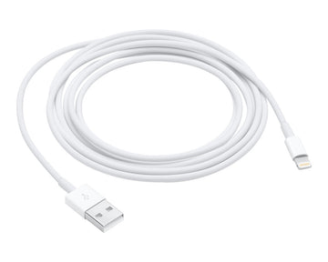 Cabo Apple MD819ZM/A Lightning para USB-A 200 cm Branco, Caixa de Retalho Original