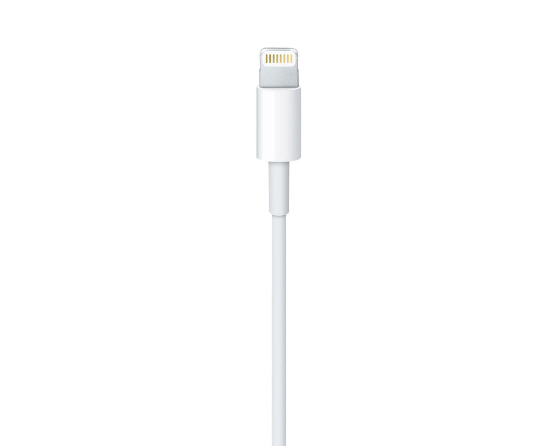 كابل لايتنينج إلى يو إس بي-أ من أبل MD819ZM/A بطول 200 سم باللون الأبيض، علبة البيع بالتجزئة الأصلية