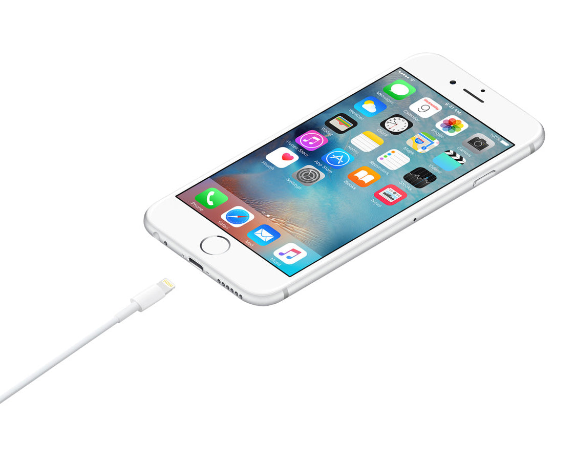 Cabo Apple MD819ZM/A Lightning para USB-A 200 cm Branco, Caixa de Retalho Original