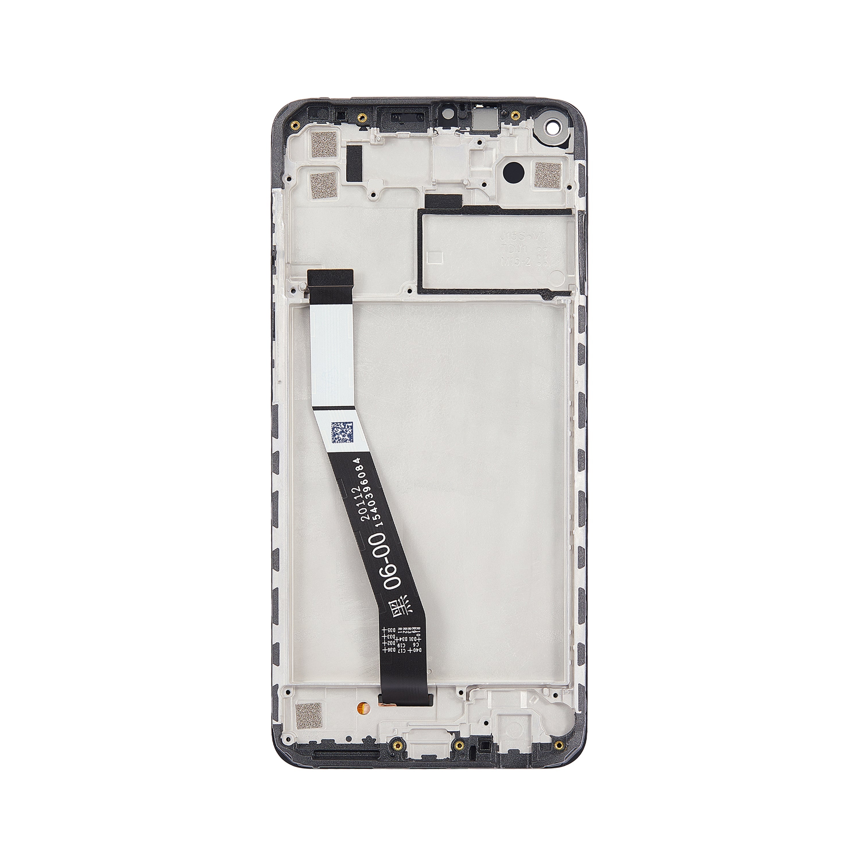 Ecrã e Digitalizador Xiaomi Redmi Note 9 com Moldura Cinzento Meia-noite OEM