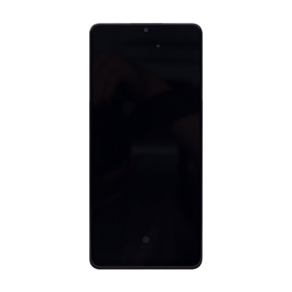 شاشة وديجيتال سامسونج جالاكسي A42 5G A426B مع إطار برايزم دوت أسود حزمة خدمة
