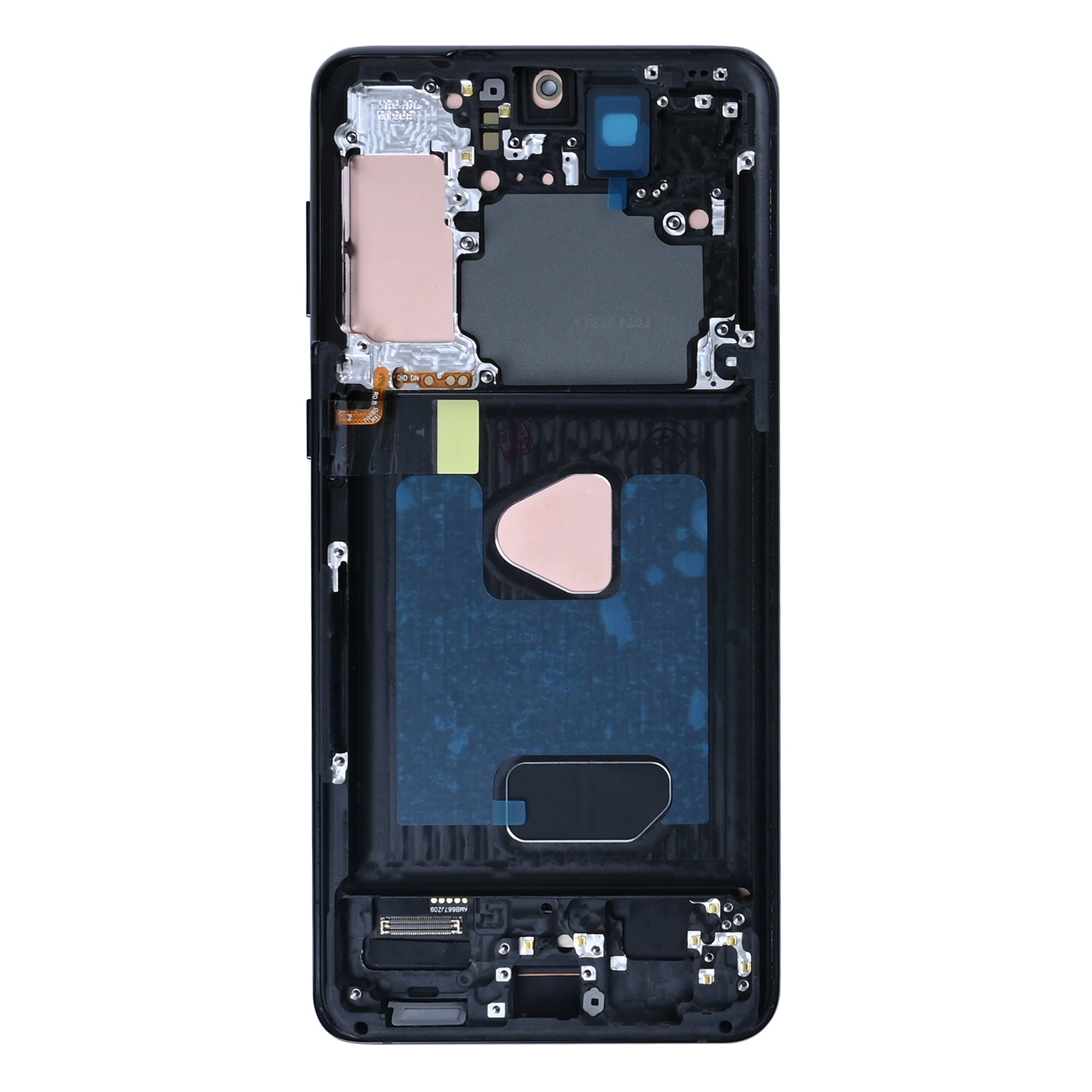 Ecrã e Digitalizador Samsung Galaxy S21 Plus 5G G996B Com Aro Phantom Black Soft-OLED
