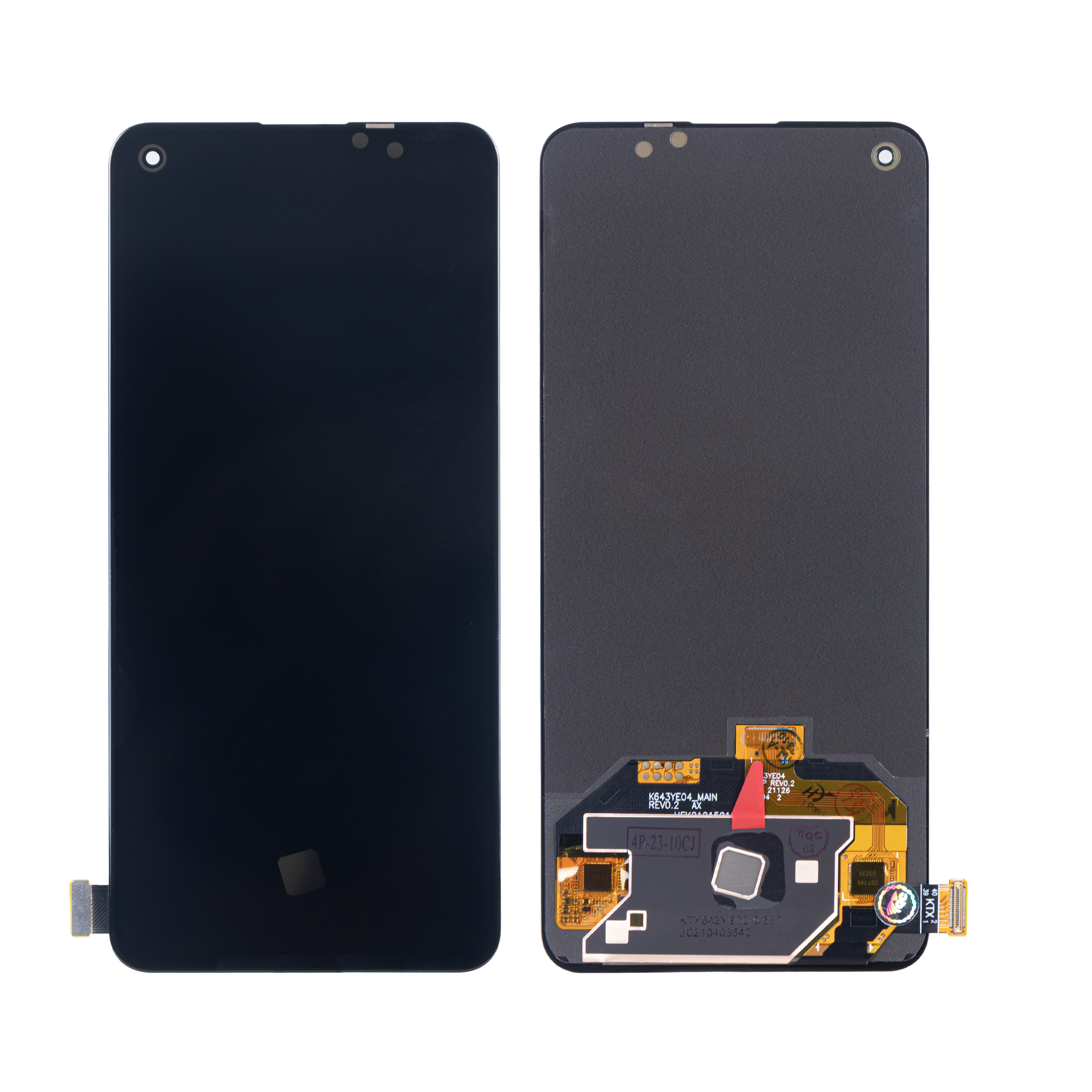 شاشة Realme GT 5G وتاتش بدون إطار أسود OEM