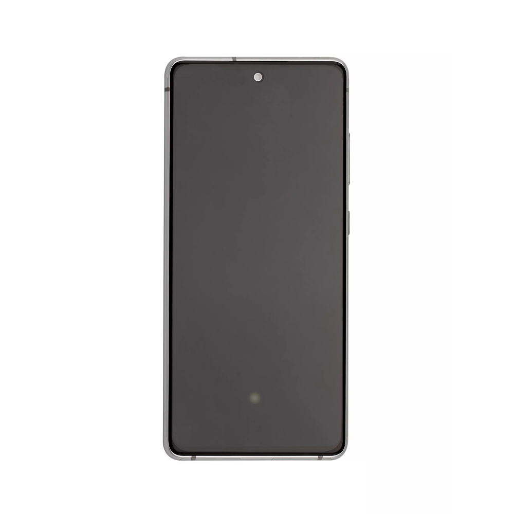 شاشة وديجيتال سامسونج جالكسي S20 FE G780F. G781B 5G مع إطار، لون أبيض سحابي، نوع سوفت-أموليد