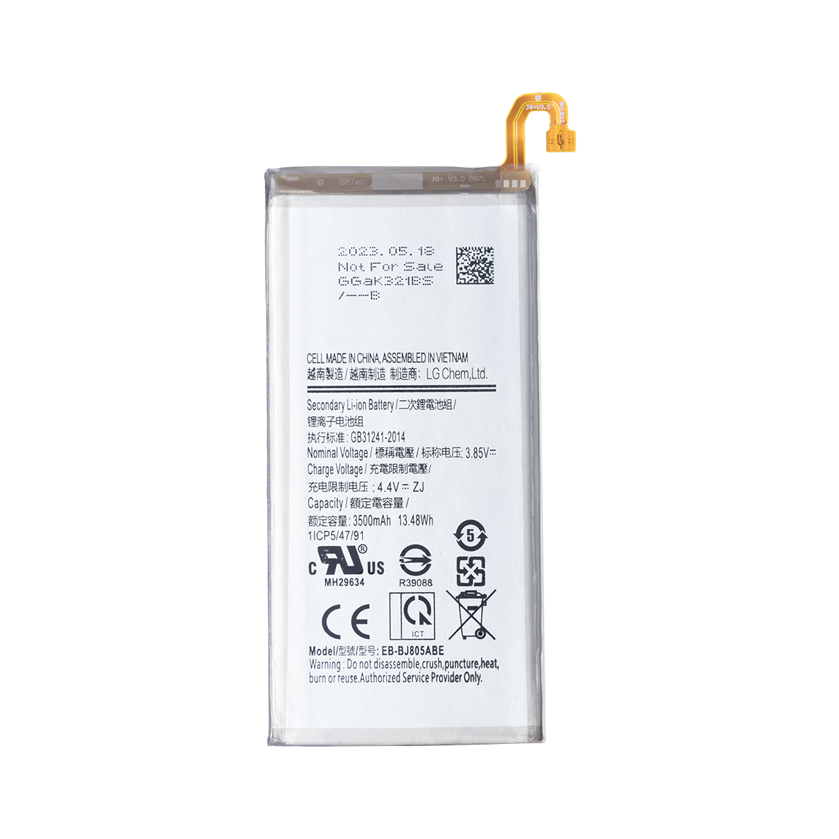 بطارية سامسونج جالكسي A6 بلس A605F EB-BJ805ABE أصلية