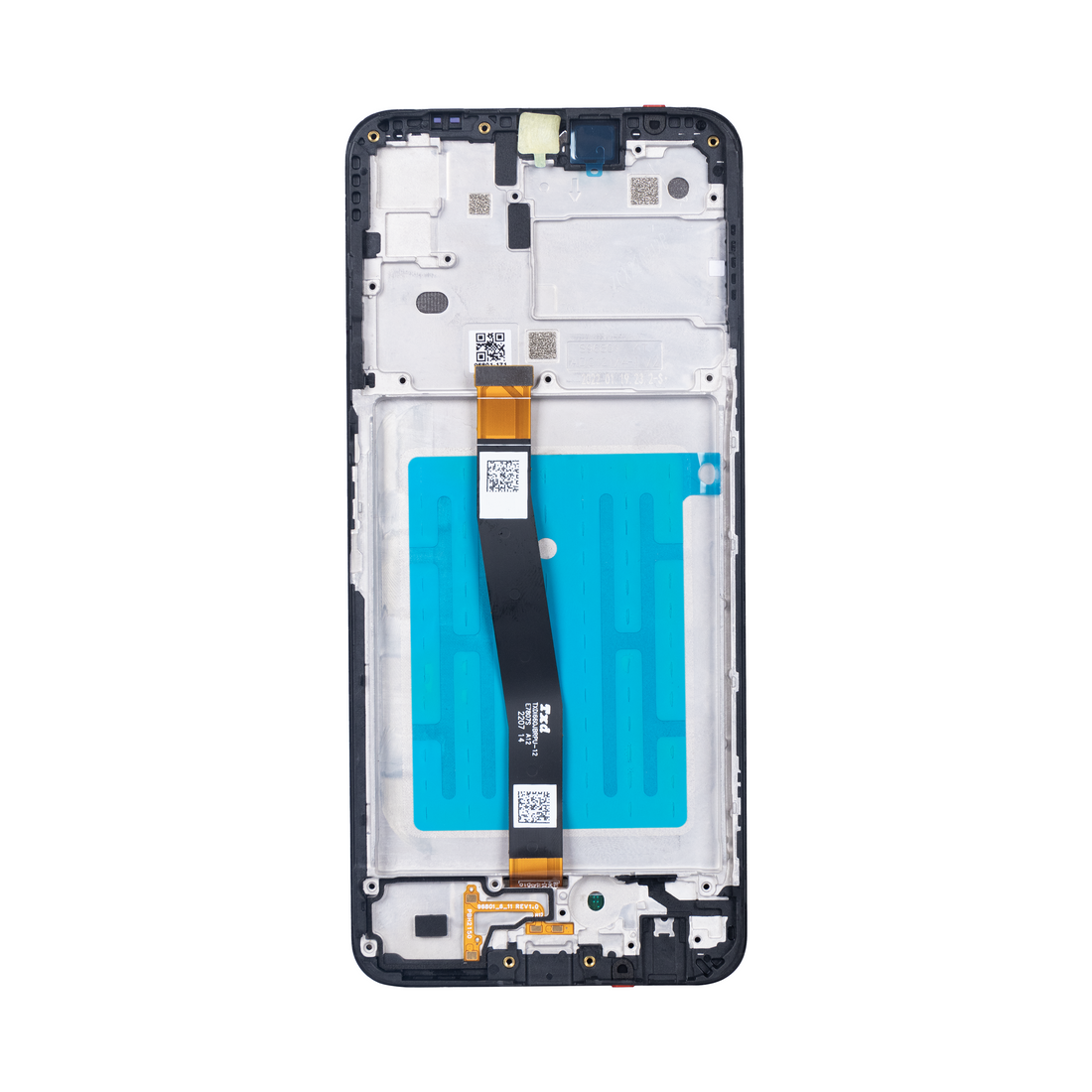 Ecrã e Digitalizador Com Aro para Samsung Galaxy A22 5G A226B Preto OEM
