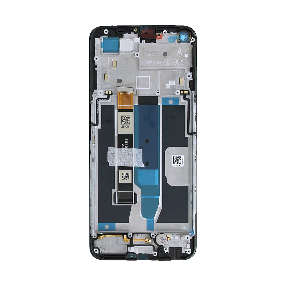 Realme 8 5G. شاشة Narzo 30 5G ومحول رقمي مع إطار فضي بجودة OEM