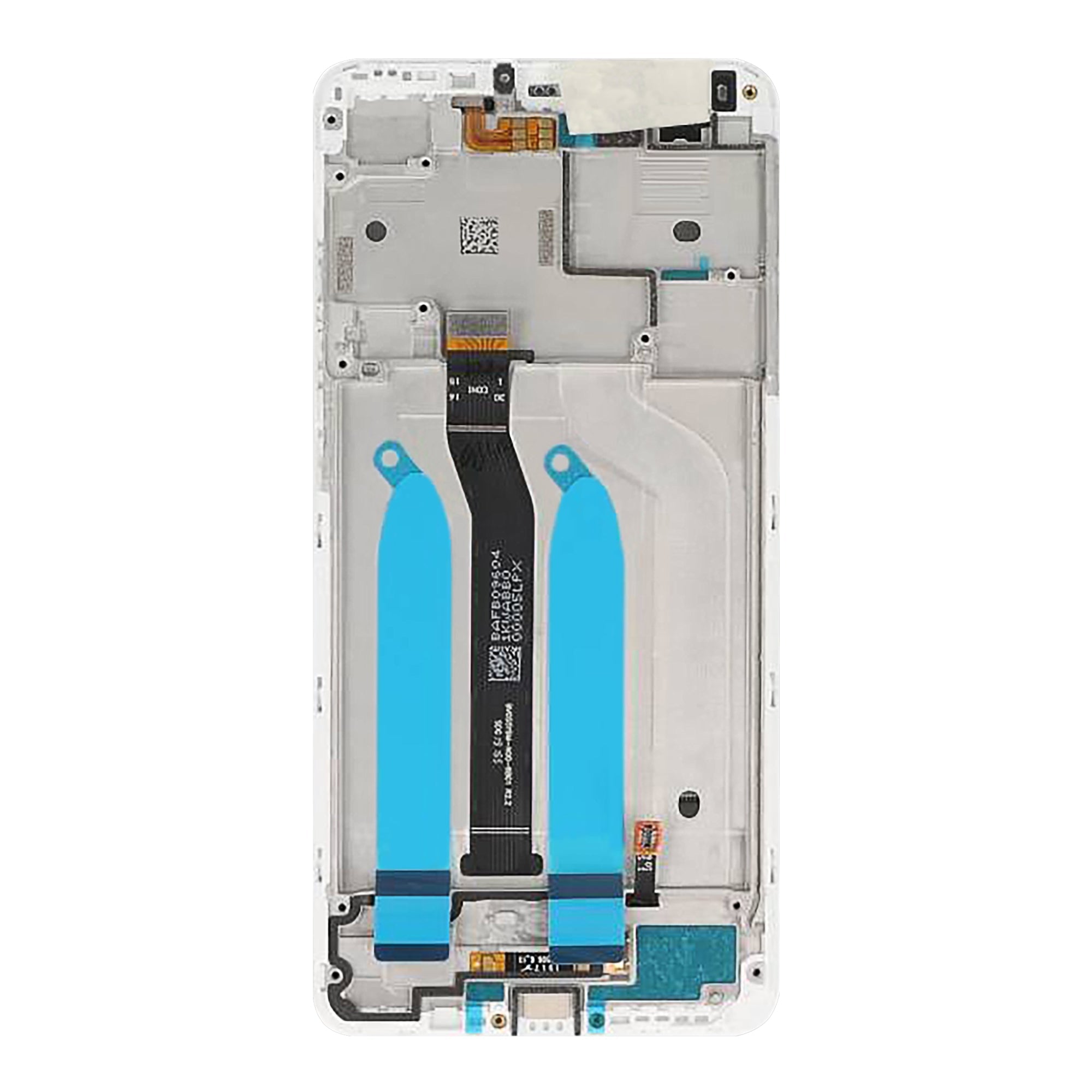 Ecrã e Digitalizador Xiaomi Redmi 6A com Estrutura Branco Service Pack