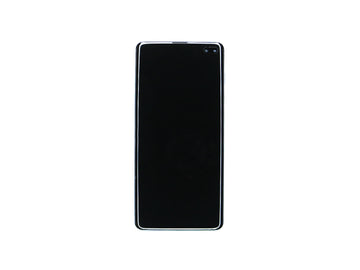 Samsung Galaxy S10 Plus G975F Display And Digitizer With Frame Prism Blue Service Pack