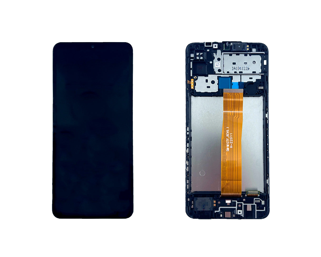 Samsung Galaxy M12 M127F Ecrã e Digitalizador com Aro Preto Service Pack