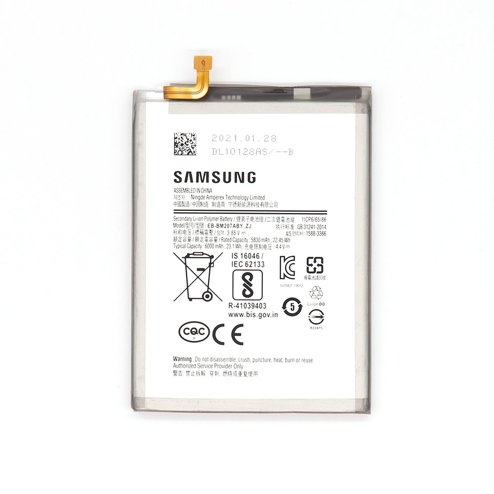 Samsung Galaxy M21 M215F. M30s M307F. M31 M315F Battery EB-BM207ABY OEM
