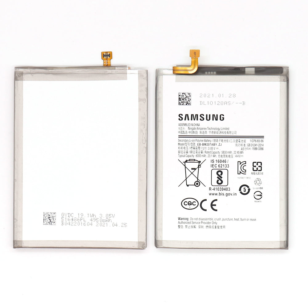 Samsung Galaxy M21 M215F. M30s M307F. M31 M315F Battery EB-BM207ABY OEM
