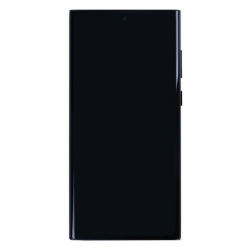 Samsung Galaxy S22 Ultra 5G S908B Ecrã e Digitalizador Com Aro Phantom Black Soft-OLED