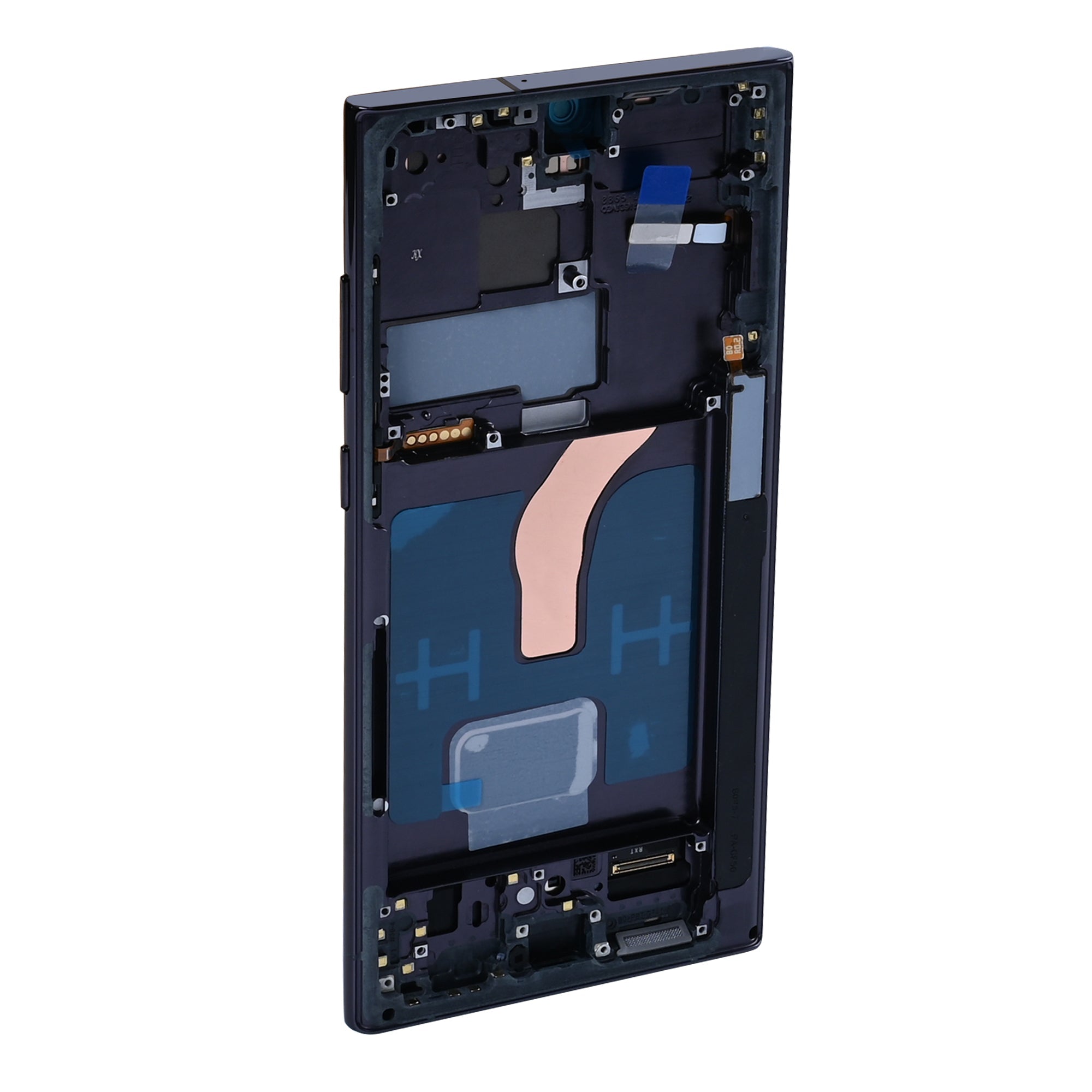 Samsung Galaxy S22 Ultra 5G S908B Ecrã e Digitalizador Com Aro Phantom Black Soft-OLED