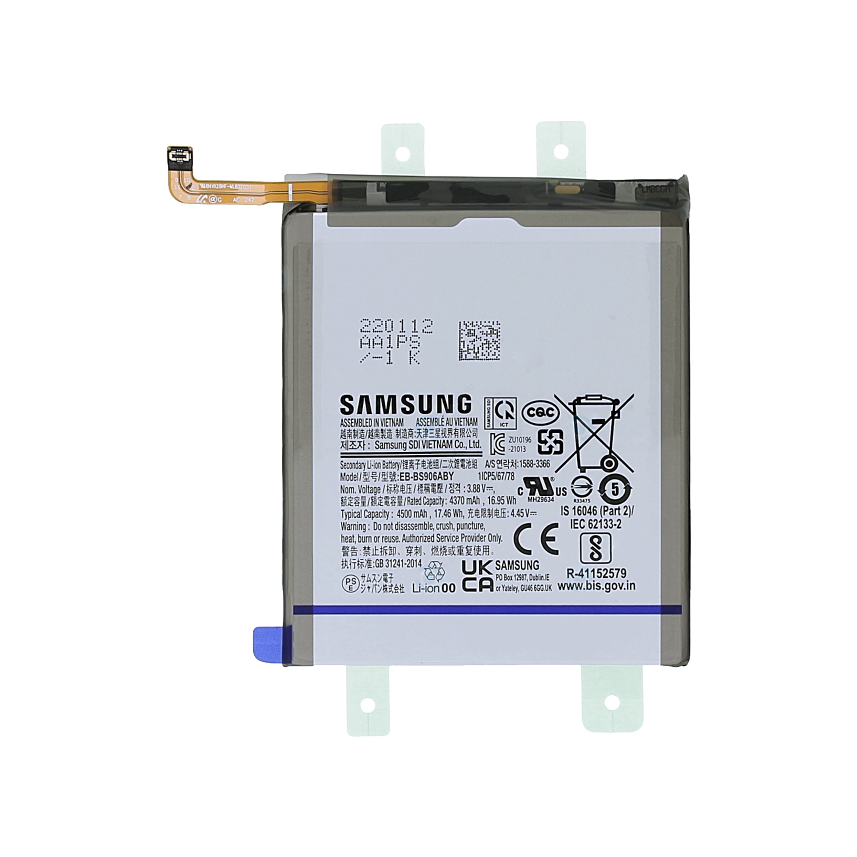 Bateria Original Samsung Galaxy S22 Plus S906B EB-BS906ABY