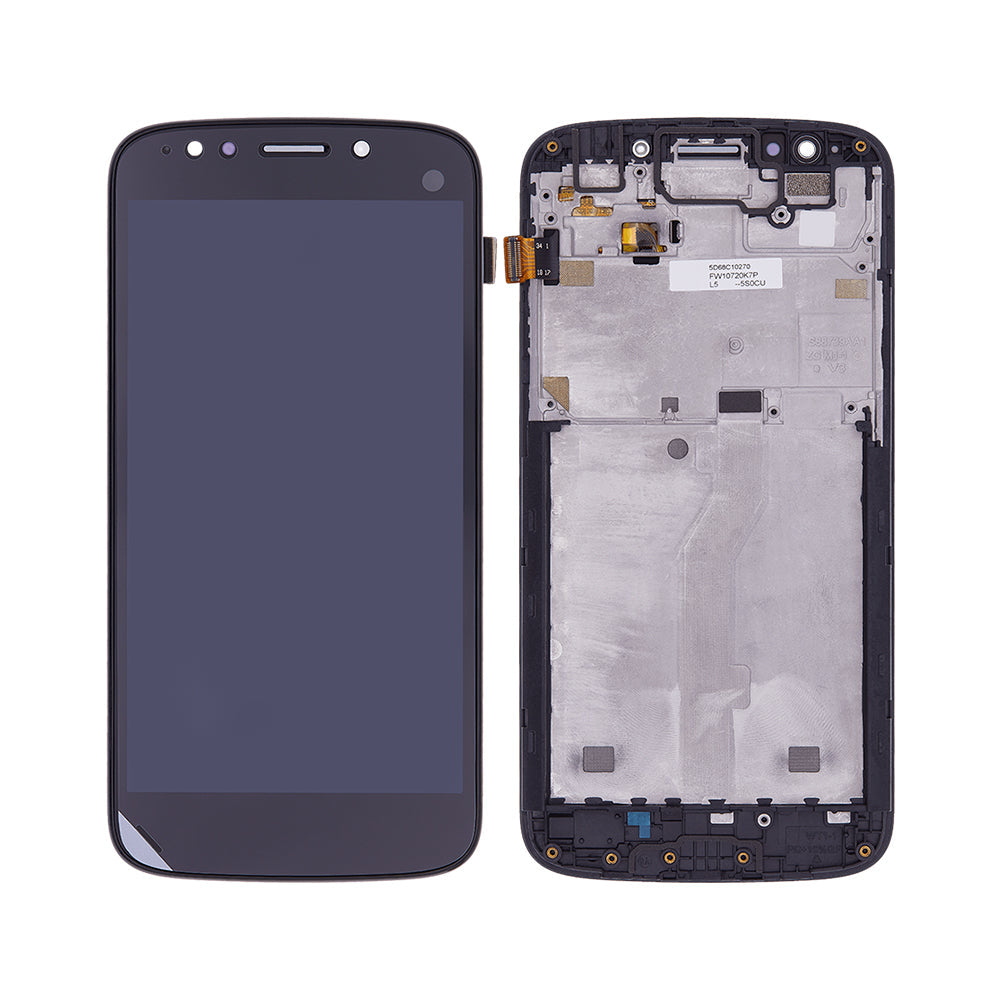 Motorola Moto E5 Play Ecrã e Digitalizador com Aro Preto OEM