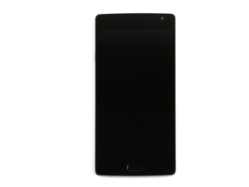 Ecrã e Digitalizador OnePlus Two com Armação Preto OEM