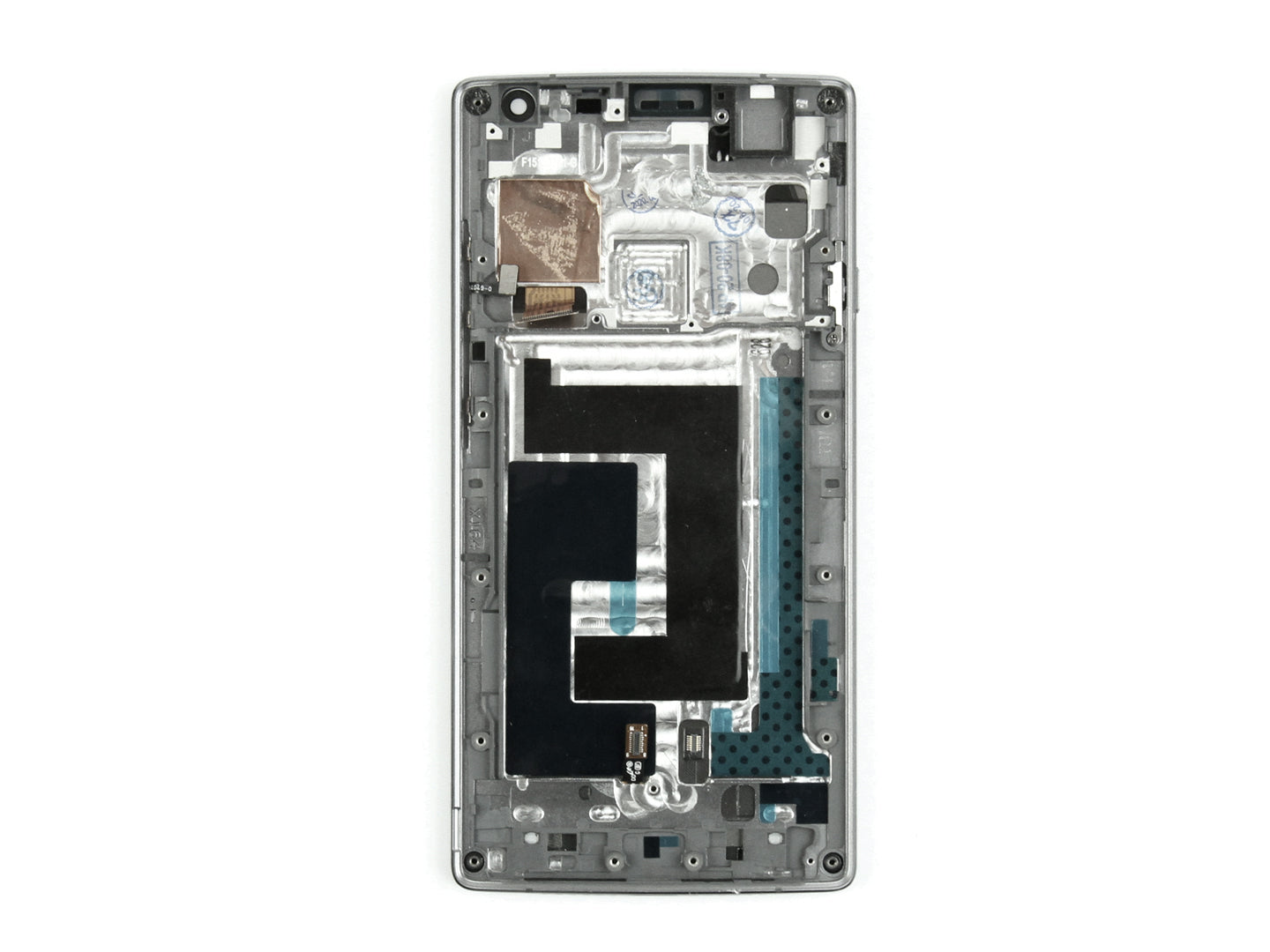Ecrã e Digitalizador OnePlus Two com Armação Preto OEM
