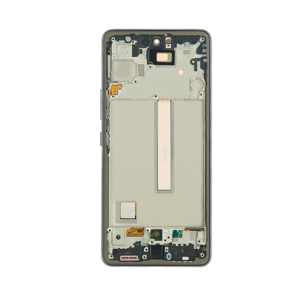 Samsung Galaxy A53 5G A536B شاشة وديجيتيزر مع إطار - أسود - حزمة خدمة