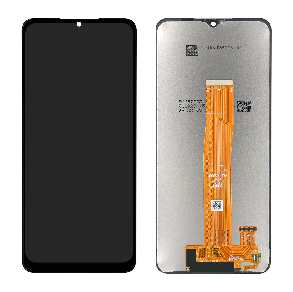 Samsung Galaxy A02 4G (2020) A022F. A12 A125F. A12 5G A127F Display And Digitizer Without Frame Black OEM