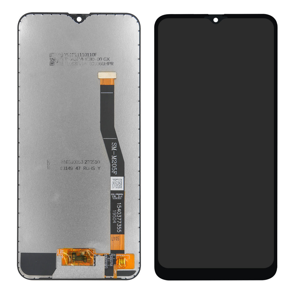 Samsung Galaxy M20 M205F Ecrã e Digitalizador sem Armação Preto OEM
