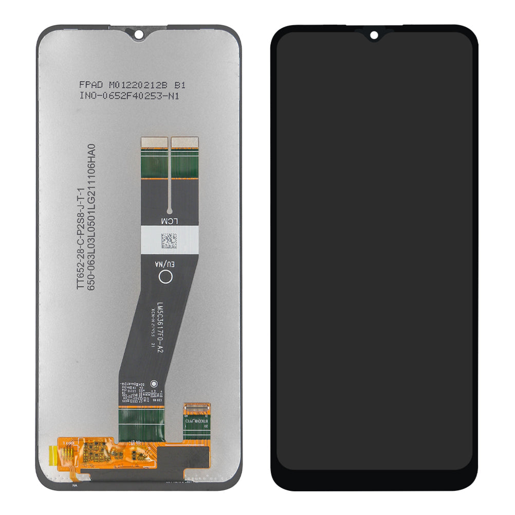 شاشة سامسونج جالاكسي M02s M025F وM03s M035F وديجتايزر بدون إطار باللون الأسود جودة OEM