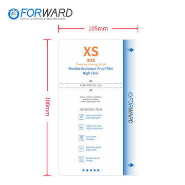 FORWARD 7 inch High Clear Flexible Explosion-proof Film (XS) (50pcs)