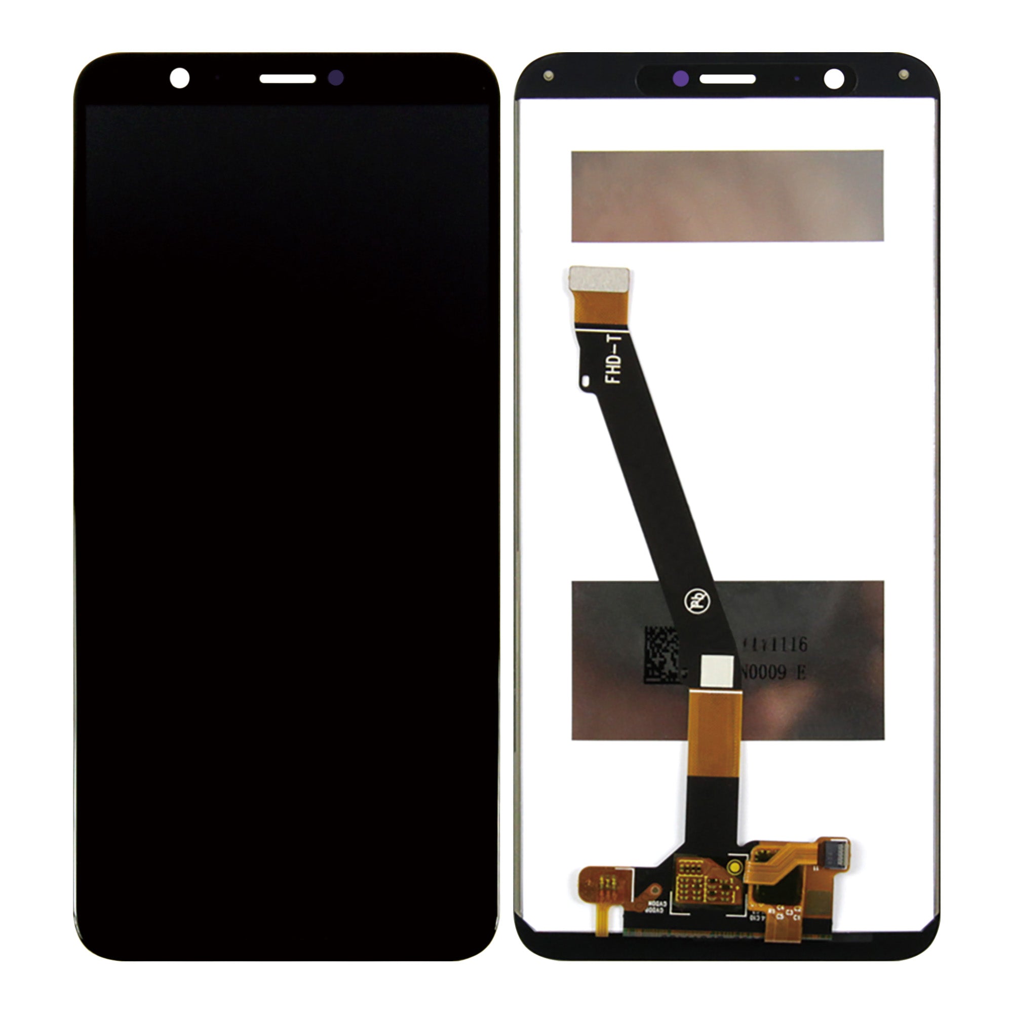 Ecrã e Digitalizador Huawei P Smart sem Aro Preto OEM