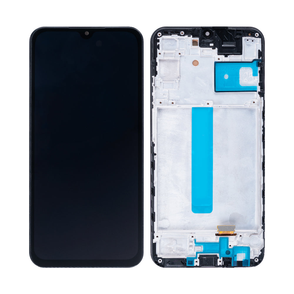 Samsung Galaxy A25 5G A256B Display And Digitizer With Frame Black Soft-OLED