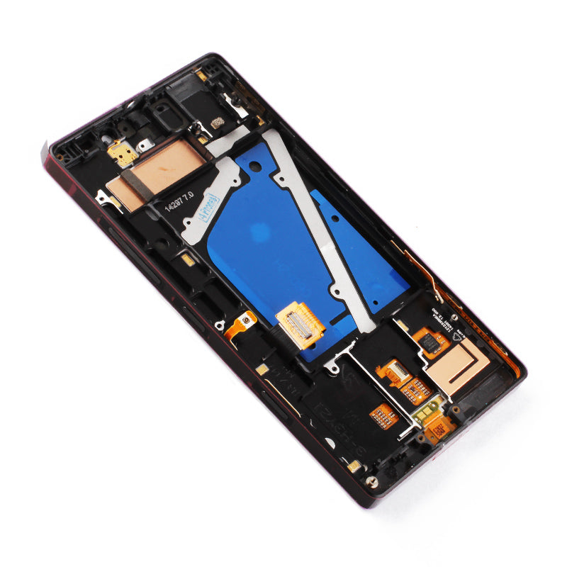 Ecrã e Digitalizador Nokia Lumia 930 com Aro Prateado Service Pack