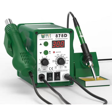BEST 878D 2 in 1 Hot Air Rework Station With LED Display
