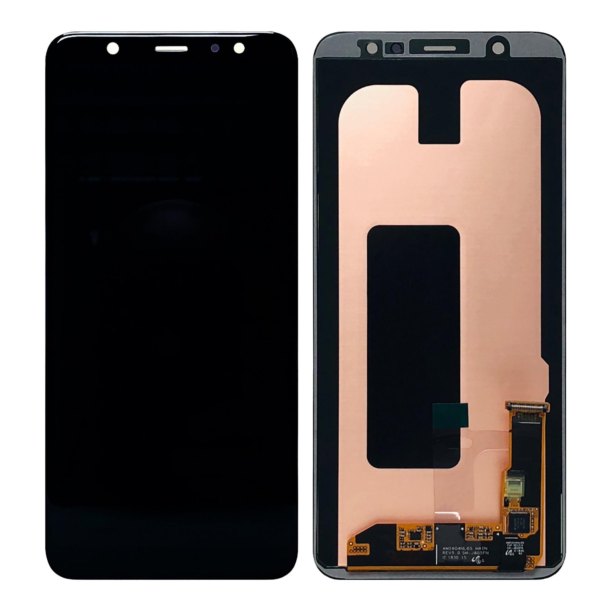 Samsung Galaxy A6 Plus A605F (2018) Display And Digitizer Without Frame Black Service Pack