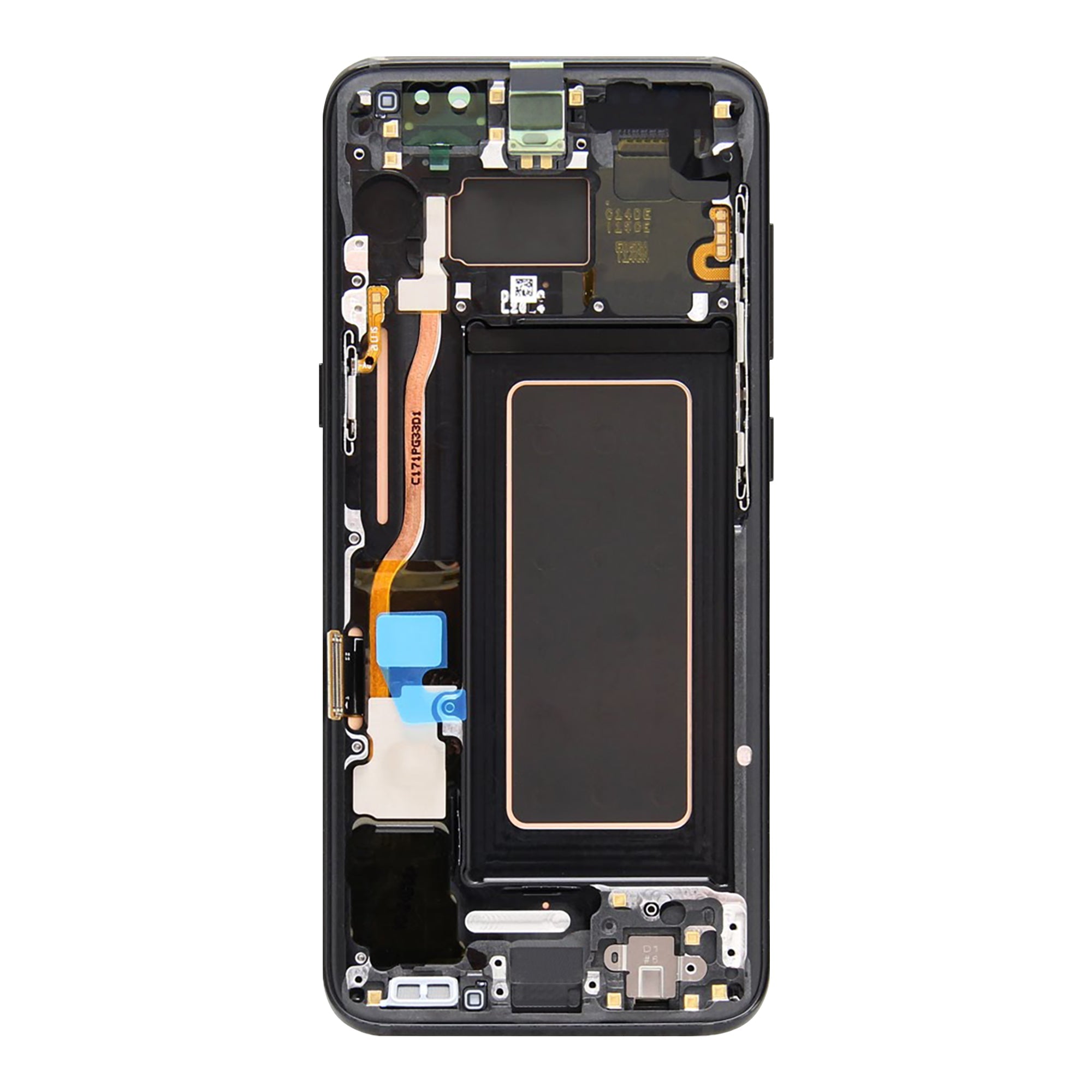 Samsung Galaxy S8 G950F Ecrã e Digitalizador Com Aro Preto Serviço Embalado