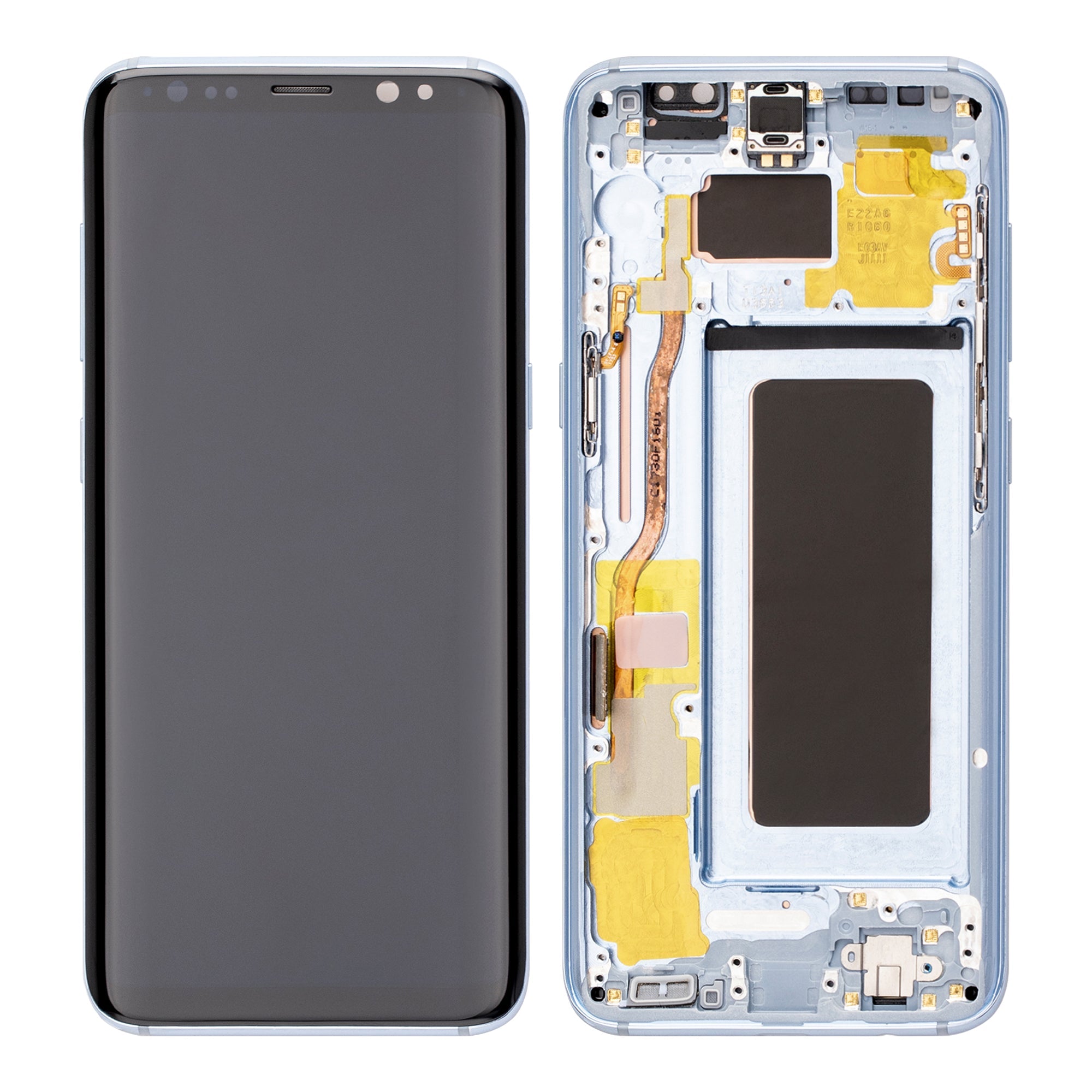 Samsung Galaxy S8 G950F Ecrã e Digitalizador com Aro Azul Peça de Serviço