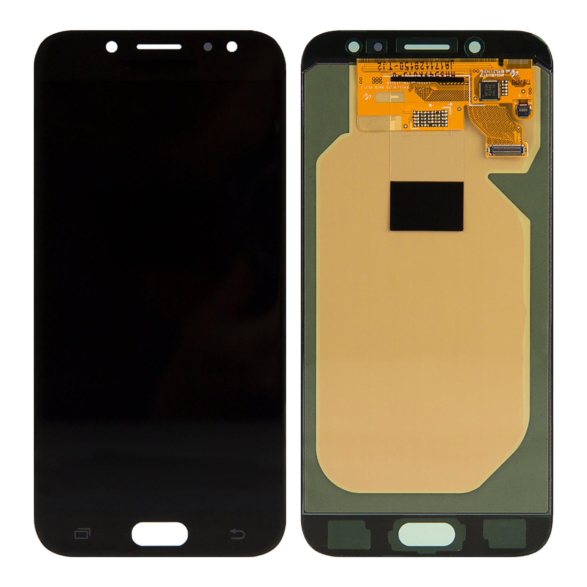 Ecrã e Digitalizador Sem Chassi Preto Samsung Galaxy J7 J730F (2017) Service Pack