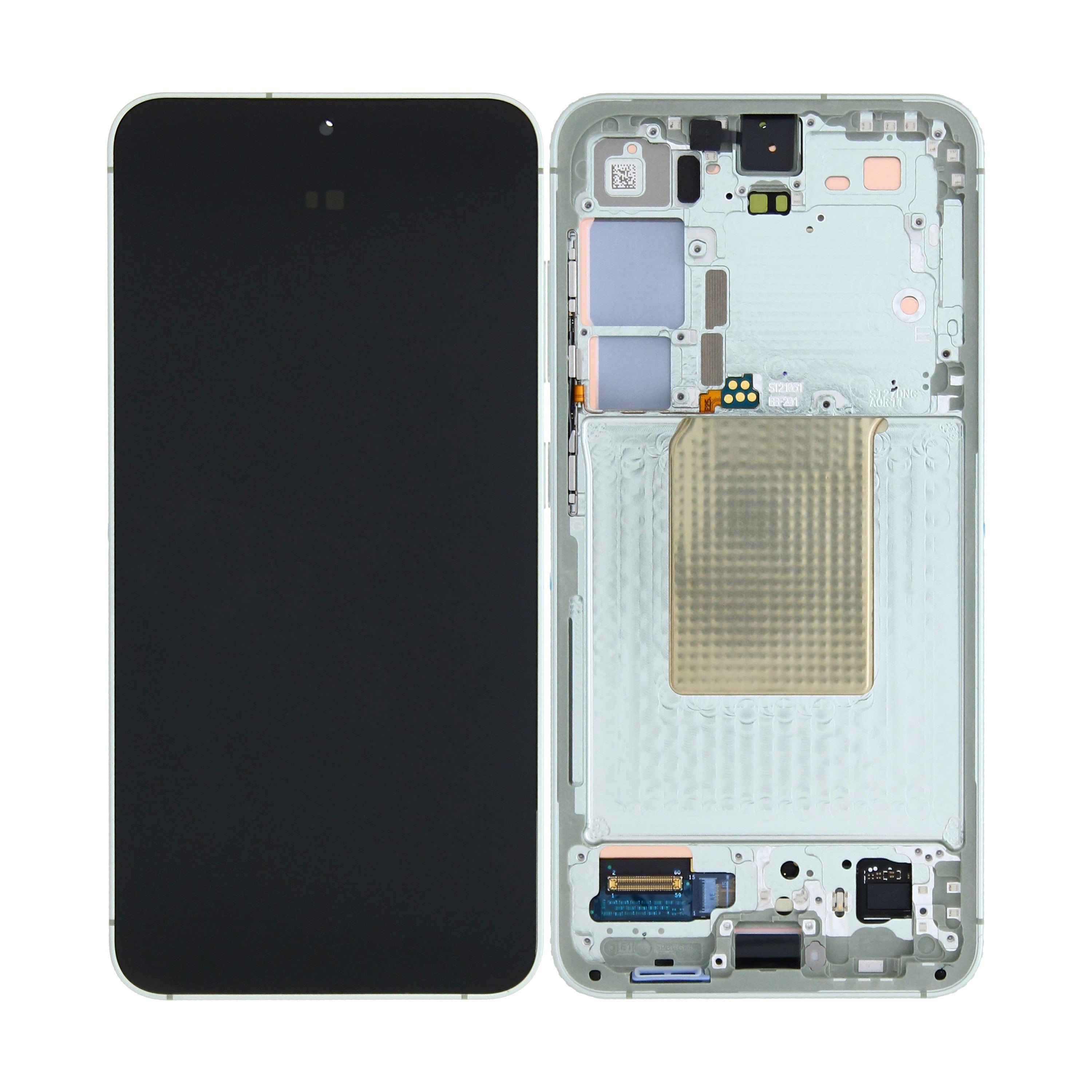 Samsung Galaxy S24 S921B Ecrã e Digitalizador com Aro Verde Jade Pré-Montado