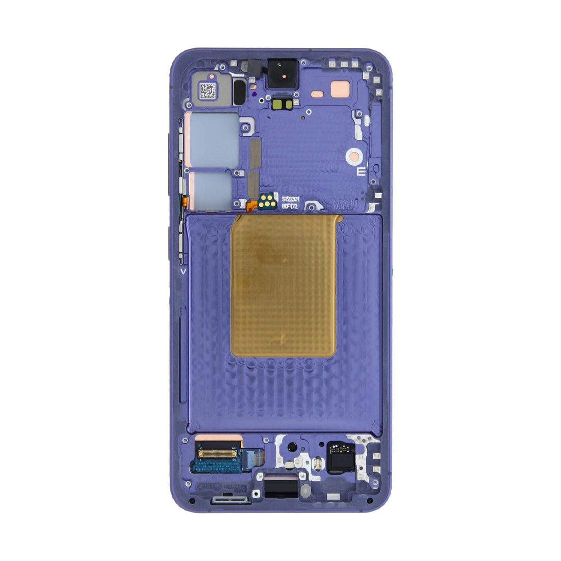 شاشة وهيكل ديجتايزر مجمع مسبقًا بلون بنفسجي كوبالت لهاتف Samsung Galaxy S24 S921B