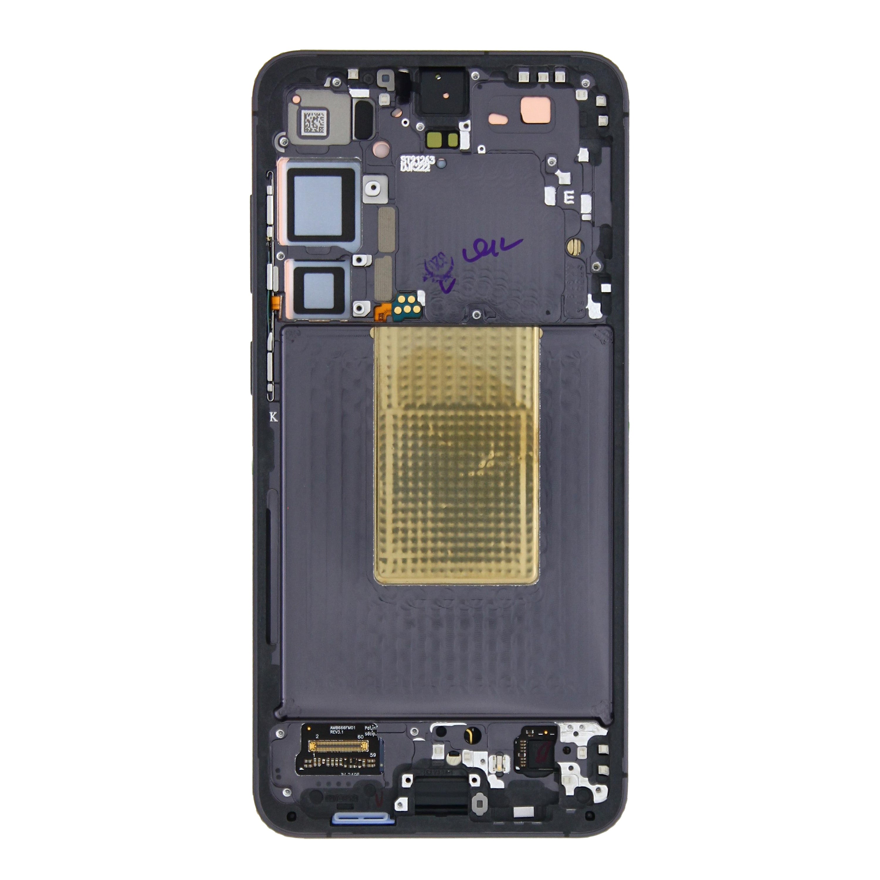 Samsung Galaxy S24 Plus S926B Ecrã e Digitalizador Com Aro Preto Onyx Pré-Montado