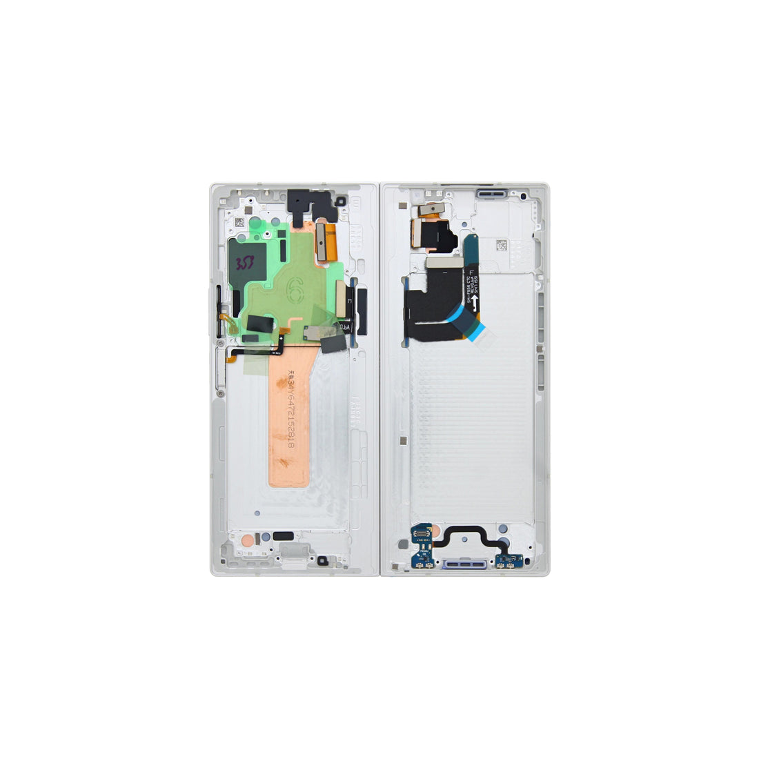 Samsung Galaxy Z Fold6 F956B Ecrã e Digitalizador Principal Com Armação Pack de Serviço Branco