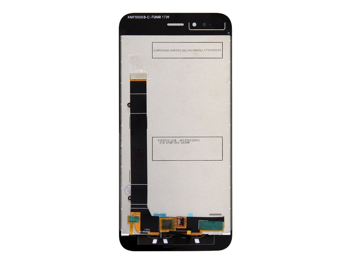 Ecrã e Digitalizador Xiaomi Mi A1 Sem Aro Preto OEM